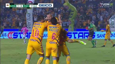 Gol Anota Para Tigres Nicol S L Pez Tudn Liga Mx Tudn