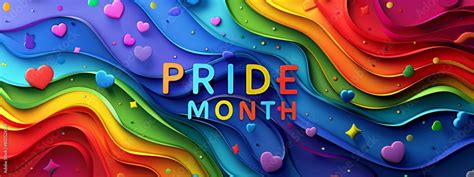 Pride month lgbt gay flag rainbow background lgbtq day poster. Month lgbt pride banner community ...