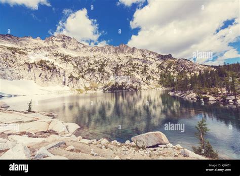 Beautiful Alpine Lakes Wilderness Area In Washington Usa Stock Photo