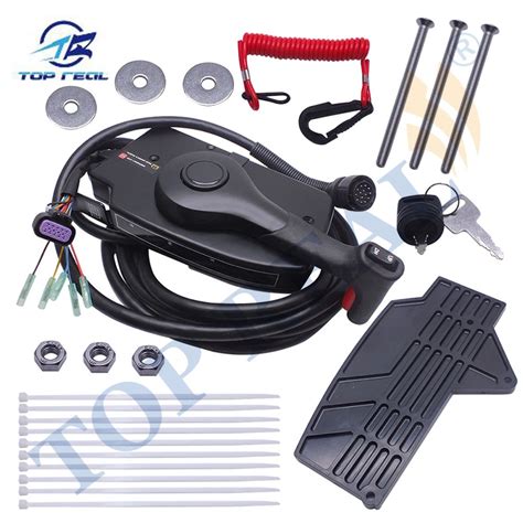 881170a13 Remote Control Box With 14 Pin 15ft Cable Side Mount For Mercury Outboard Engine