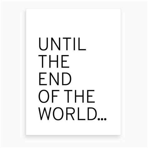 End Of The World Art Print | World art, End of the world, Art prints