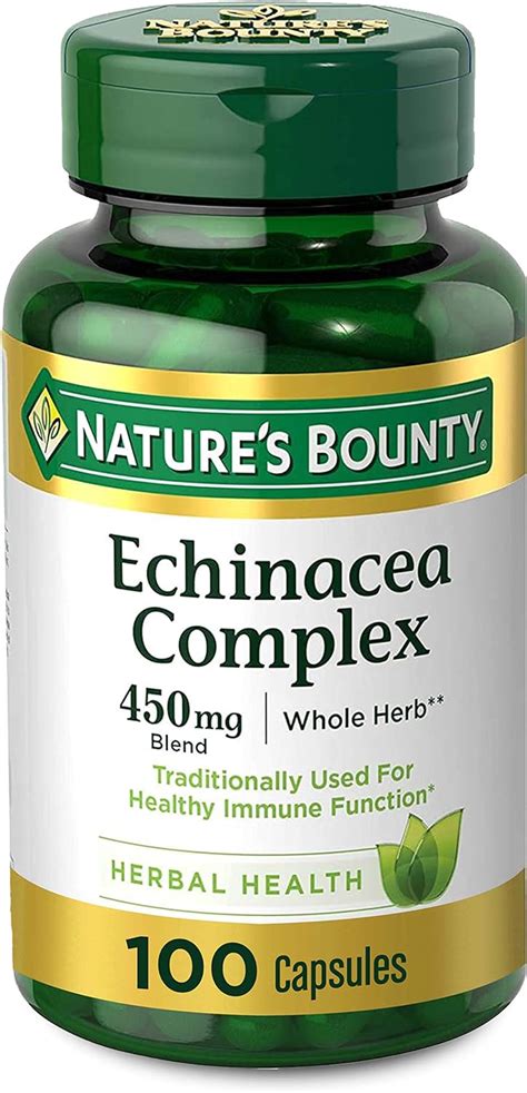 Amazon Echinacea Complex By Nature S Bounty Herbal Supplement