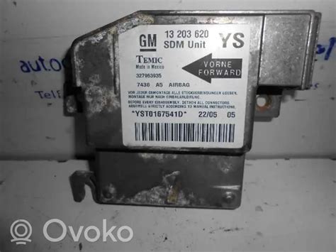 Opel Meriva A Airbag Control Unit Module Rrr