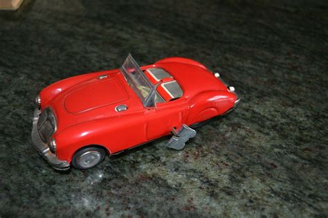 Mga Tin Toy Car Windup Sanshin Japan Antique Price Guide Details Page