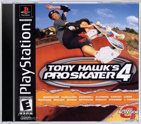 Tony Hawk's Playstation 1 - Tony Hawk Pro Skater 4 for Sony PlayStation 1 (PS1) | TVGC