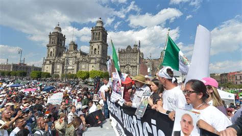 Marcha por la Paz llega al Zócalo tras 4 días de caminata El Financiero