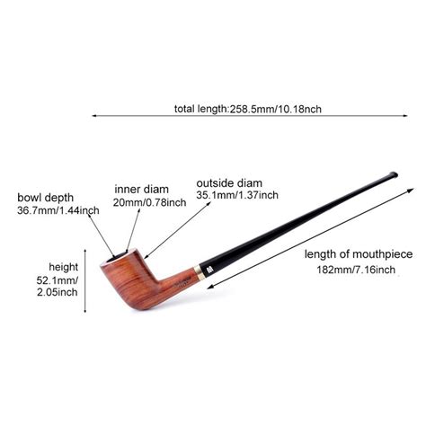 Muxiang Churchwarden Long Stem Inexpensive Tobacco Pipes Muxiang Pipe