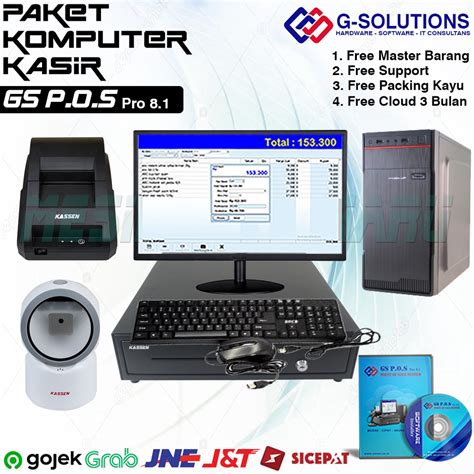 Jual Paket Komputer Kasir Full Set Program Pos Pc Rakitan I