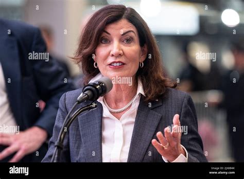 New York NY September 6 2022 Governor Kathy Hochul Speaks During