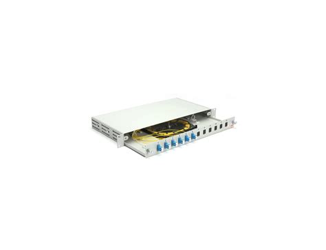 1U 19 12 Port LC PC SM Dubleks Sürme Raysız Rack Tipi Patch Panel