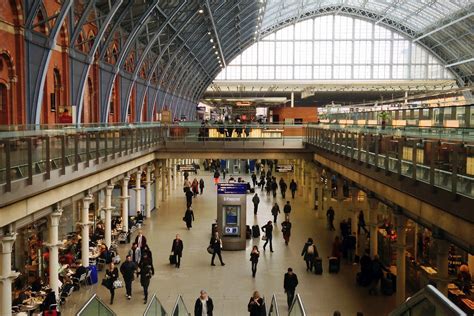 London St Pancras International Station Londons Eurostar Terminal