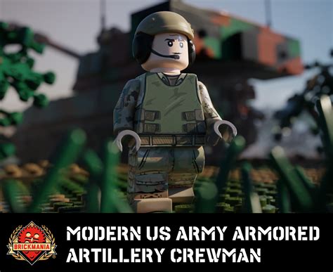 Modern US Army Armored Artillery Crewman