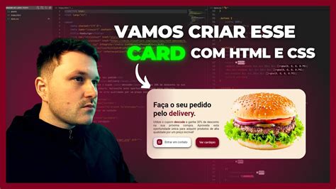 Como Criar Um Card Texto Ao Lado Da Imagem Usando HTML E CSS