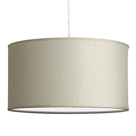 Linea Di Liara LL P719 Messina Drum Pendant Lamp Vanilla Woven Shade