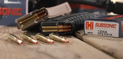 Hornady Releases 7.62x39 Subsonic Sub-X Ammunition