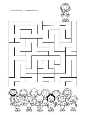 12 Disciples Coloring Pages