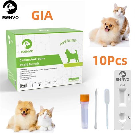 Giardia Kit De Prueba R Pida Para Perros Y Gatos Piezas Detecci N De