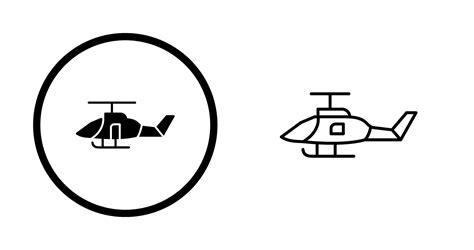 Military Helicopter Vector Icon 33576123 Vector Art At Vecteezy