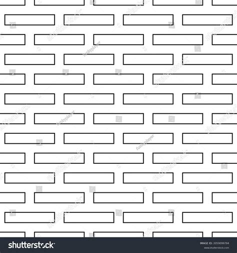 Seamless Brickwall Pattern Bricks Cladding Wall Stock Vector Royalty Free 2059099784