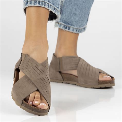 Leather Sandals Yokono VILLA 179 NOBUCK TABACO Brown Filippo Pl