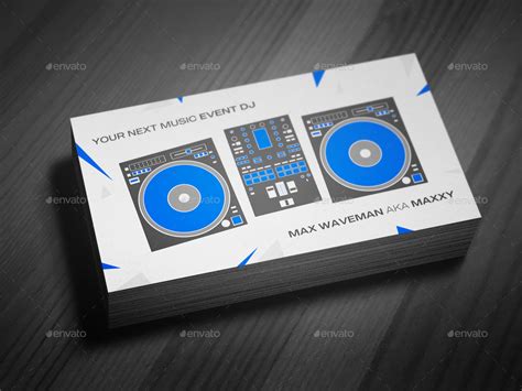 Digital Dj Business Card Template Print Templates Graphicriver