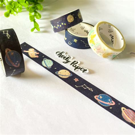 Washi Tape Glow Brilha No Escuro Brw Choily Paper Papelaria Fofa