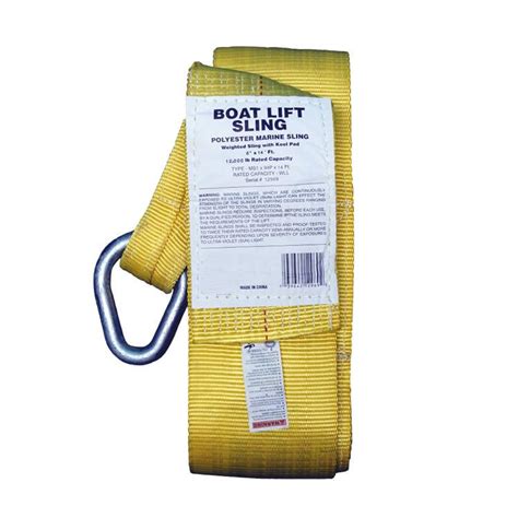 6w X 12l Boat Slings 6x12 Weighted Boat Slings