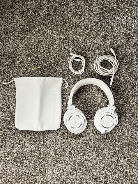 Audio-Technica ATH M50x White | Reverb