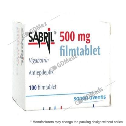 Sabril 500mg 100 Tablet GDMedz