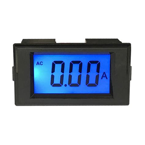 Ac 0 19 99a Digital Ammeter Amperemeter Amp Testing Meter Blue