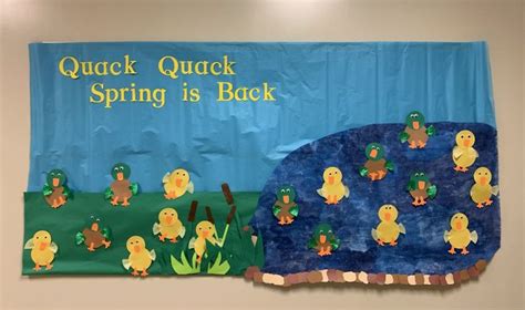 Spring Ducks Bulletin Board Spring Preschool Country Flags Spring