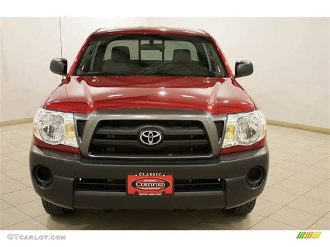 2007 Impulse Red Pearl Toyota Tacoma Access Cab 25632184 Photo 2