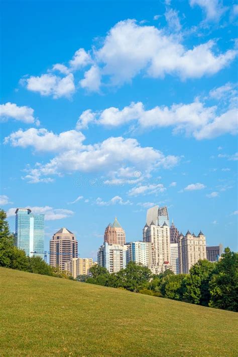 Midtown Atlanta Skyline from the Park Stock Image - Image of atlanta, scenic: 88490929