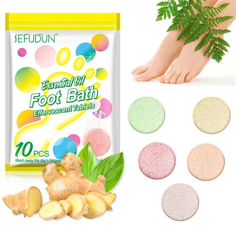 Essential Oil Foot Bath Effervescent Herbal Foot Soak Tablets Wise