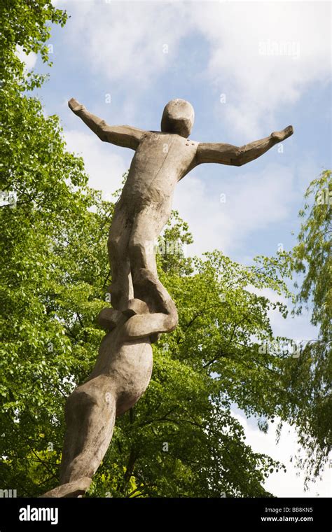 Tree Tumblers Sculpture At Cherry Hinton Hall Cambridge