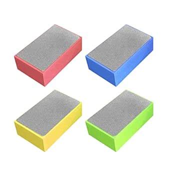 Pcs Diamond Hand Polishing Pads Diamond Sanding Block Glass Grinding