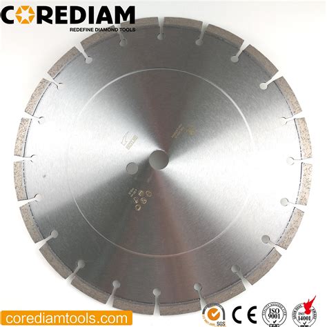 10mm Segment Height Laser Welded Diamond Saw Blade For Dry And Wet