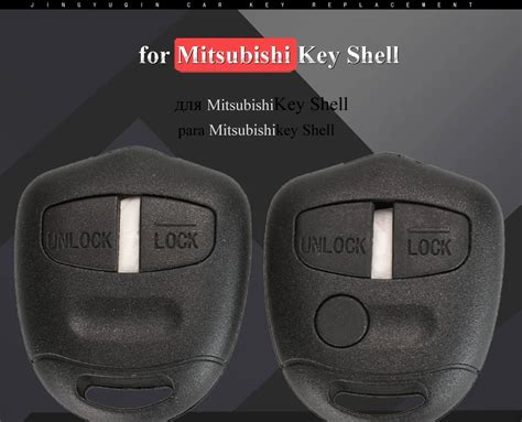 3 Boutons Coque De Clé Télécommande Pour Mitsubishi Lancer Ex