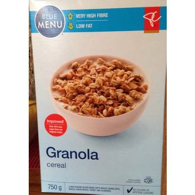 Top 50 most popular: granola cereal