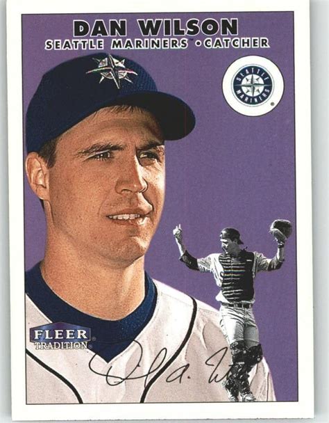 Seattle Mariners Baseball Card Dan Wilson