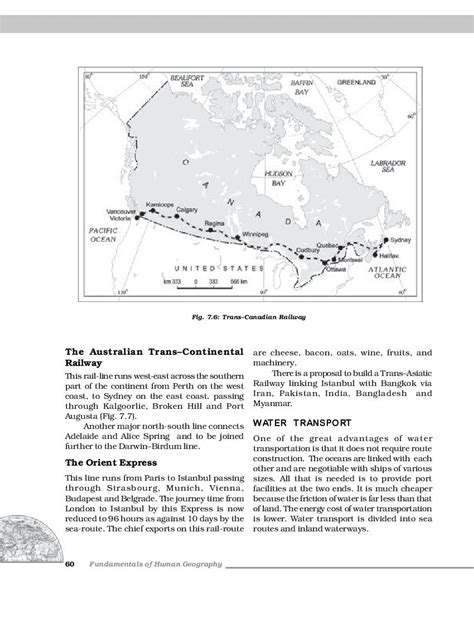 Ncert Book Class Geography Chapter Transport And Communication