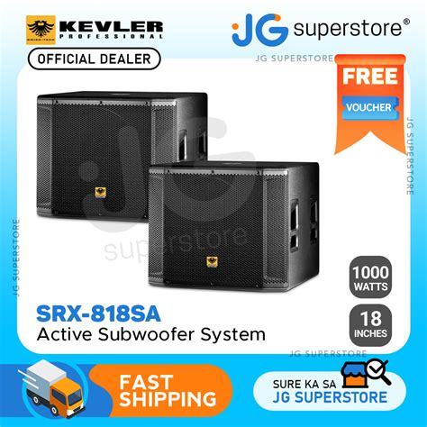 Kevler Srx Sa W Active Subwoofer Speaker System Pair With