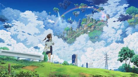 Blue Anime Scenery Wallpapers - Top Free Blue Anime Scenery Backgrounds ...