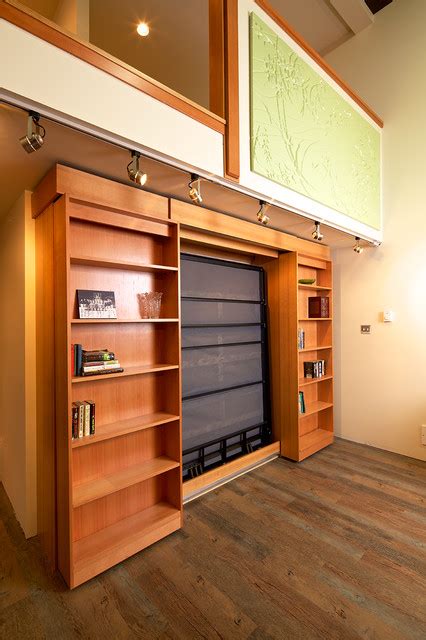 Library Wall Bed Modern Wohnzimmer Vancouver Von Coleen Walters