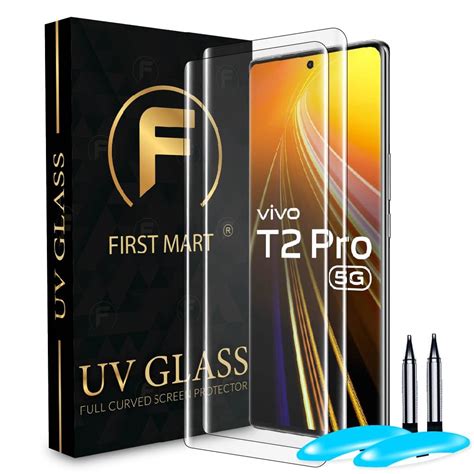 First Mart Tempered Glass For Vivo T Pro G V Pro G V Pro G