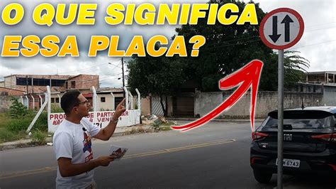 Sinaliza O De Tr Nsito Placa Duplo Sentido De Circula O Youtube