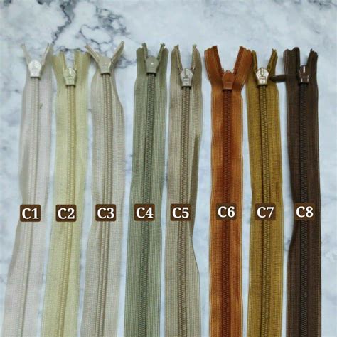 Zip Sorok YKK 10inci 10inches YKK Invisible Zipper Shopee Malaysia