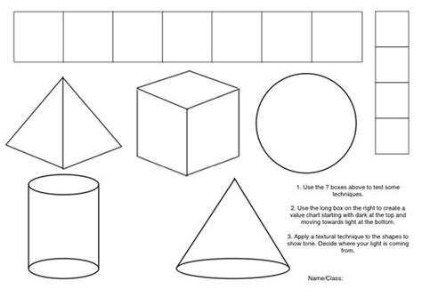 How To Draw 3d Shapes With Shading