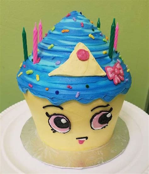 Shopkins Cupcake Queen Giant Cupcake Cake - Classy Girl Cupcakes