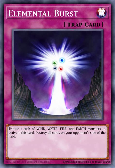 Elemental Burst Cách sở hữu lá bài Yu Gi Oh Việt Nam YGO Việt Nam